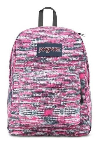 Mochila Jansport Superbreak Multi Sweater Knit Rosa Kaiman