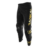 Pantalon Motocross Radikal Flux Black Gold Avant Motos