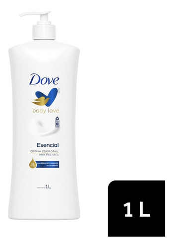 Dove Crema Corporal Body Care Piel Seca 1 Litro