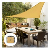 Toldo Sombreamento Shade Decorativa Triangular 3,6x3,6x3,6m Cor Areia