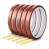 Cinta Termica Kapton Sublimacion 6mm X 33m Pack 5 Unidades