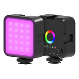 Lámpara De Fotografía Portátil Led Para Vlog, Luz Rgb Regula