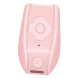 5 Mini Bluetooth Phone Controle Remoto Page Turner, Rosa