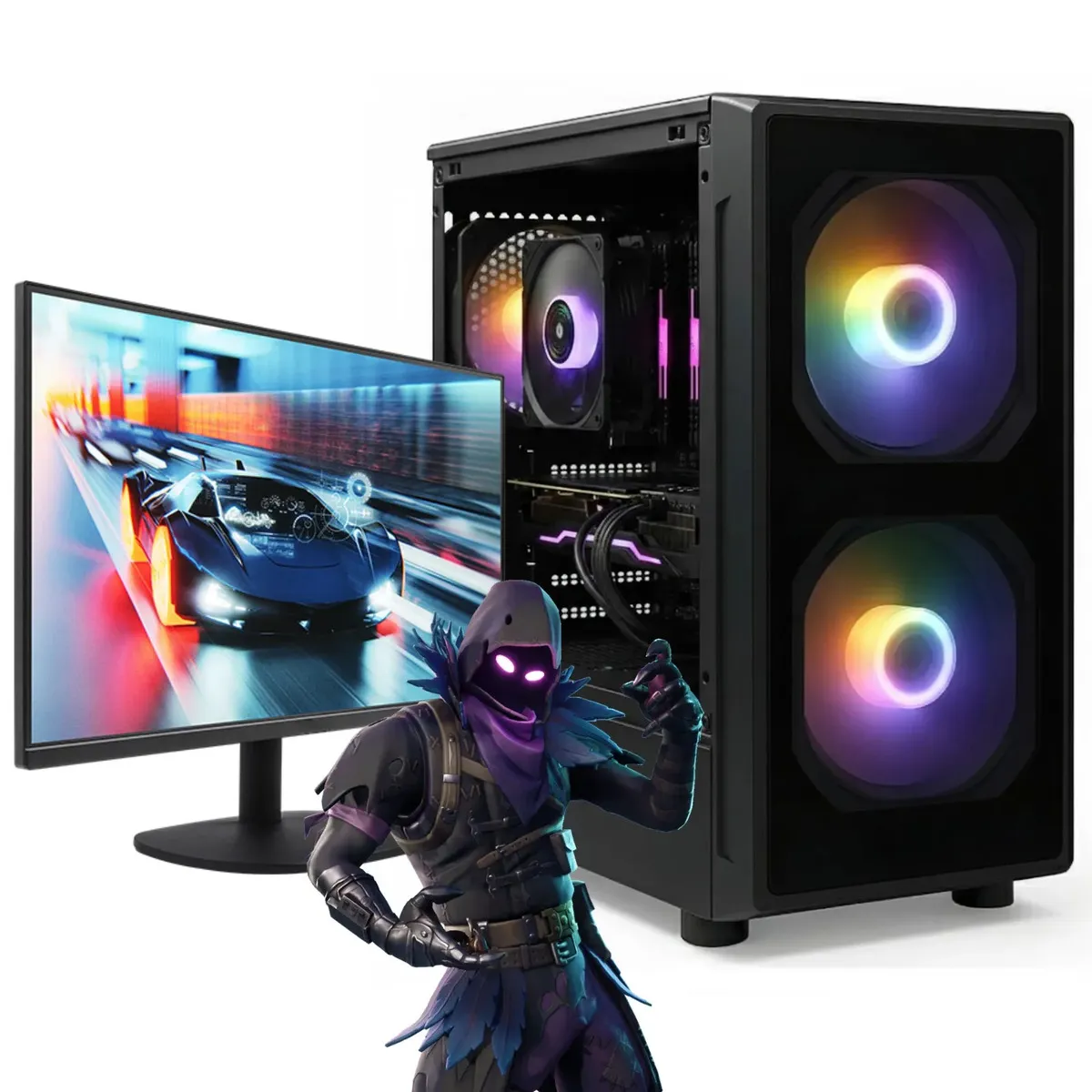 PC GAMER RYZEN 7 5700G 32GB RAM 1TB SSD + MONITOR 24 180HZ