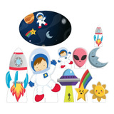 Kit Display + Elipse 62x42cm Infantil Astronauta