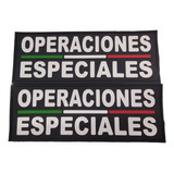 2 Parche Insignia Pvc Operación Especial Fer Marina Tactico 