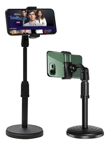 Suporte Tripé Apoio Celular Smartphone Mesa Portátil 360°