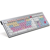 Teclado Logickeyboard Slim Para Pc 25x10x6  -blanco