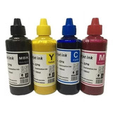 Pack 4 Tintas Sublimación 100 Ml. Colores: C , M, Y, B