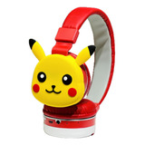 Fone Headset Over-ear Bluetooth Wireless Pikachu