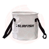 Balde Plegable Surfish Pvc 10l Para Pesca Carnada Kayaks