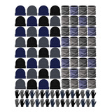 Juego De 99 Gorros De Invierno, Bufanda Y Guante, Unisex, Go