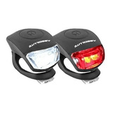 Kit Iluminação Absolute Para Bicicleta Dianteira E Traseira