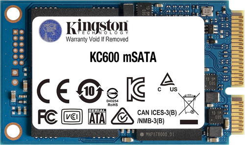 Unidad Ssd Kingston Kc600 512gb Sata Iii Msata