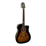 Violão Giannini Gf-1d Dreadnougth Aço 3 Tone Sunburst Eq