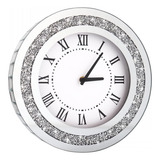 Nuevo Reloj Dmdfirst C Con Espejo Redondo Plateado De 12 Pul