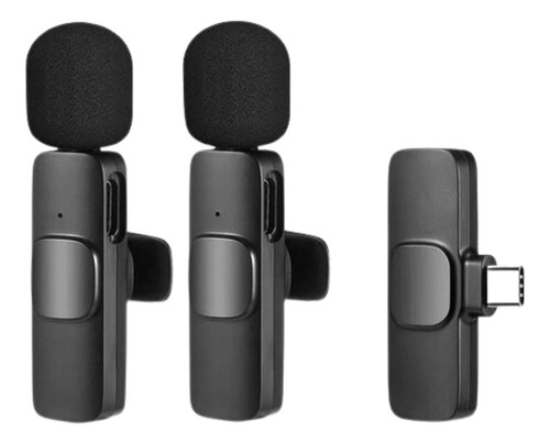 Microfone Duplo Lapela Profissional Para iPhone E Android