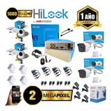 Kit Hikvision Hilook Dvr 1080 4ch + 4 Cámaras 1080p 