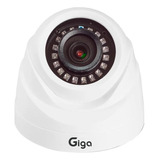 Câmera De Segurança Giga Gs0460a Com Resolução De 1mp Visão Nocturna Incluída Branca