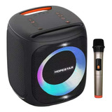 Parlante Portatil Bluetooth Microfono Inalambrico 50w 10h 