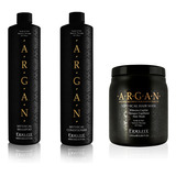 Kit Shampoo Acondicionador Mascara Fidelite Mythical Argan