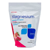 Gnc Magnesio 250 Mg -fresa Sabor Fresa