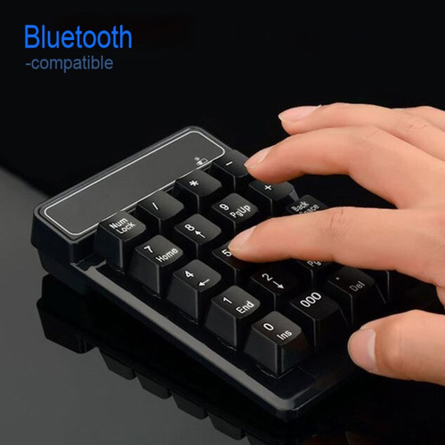 Teclado Inalámbrico Con Cable Mini Teclado Numérico De 19 Te