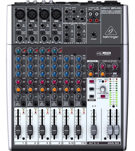 Mesa De Som Behringer Xenyx 1204 Usb Bivolt Mixer 1204usb