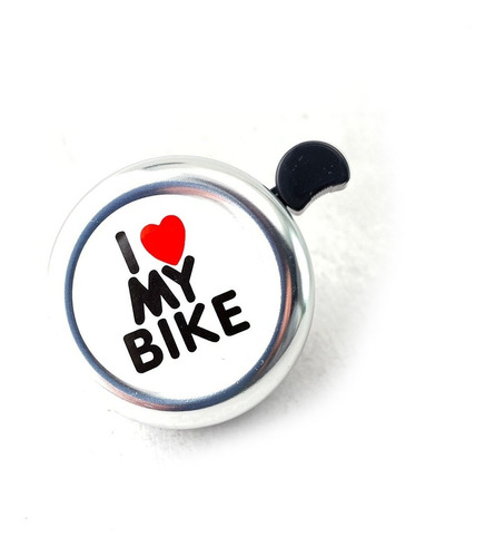 Timbre Bicicleta Campana Aluminio Clasico I Love