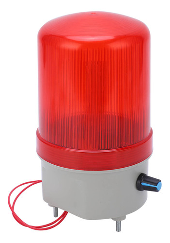Lámpara De Advertencia Rotatoria Roja, Sonido Ajustable De A
