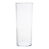 50 Copo Long Drink Acrílico Transparente Cristal 330ml/festa