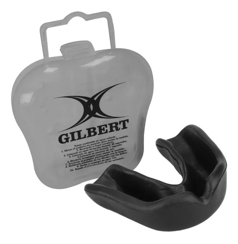 Protector Bucal Para Rugby Gilbert Anatomico Moldeable Box