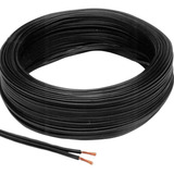 Cable Bipolar 2x0.75 Mm Negro X 10 Mts Rollo Paralelo