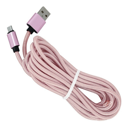 Cable Usb Reforzado Metálico Carga Rápida 3m V8 A-40