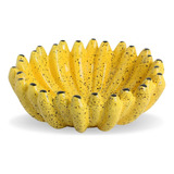 Fruteira Tropical Cacho De Banana Frutas 25cm Méd Mesa Posta