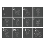 5 Plantillas Stencils A Elejir 5 Personajes Peliculas Series