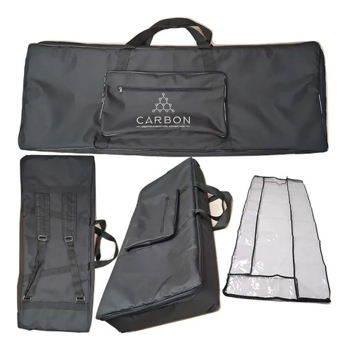 Capa Bag Master Luxo Para Teclado Roland E X30 Bk +cobertura