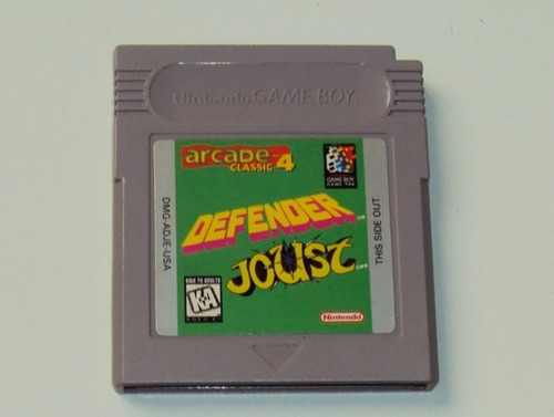 Arcade Classic 4 - Defender Joust Original Game Boy