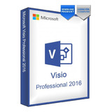 Rede/chave Licença Key Office Visio 2016 Profissional Orig