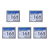 5 Tarjetas De Memoria Compact Flash Profesionales De 16 Gb (