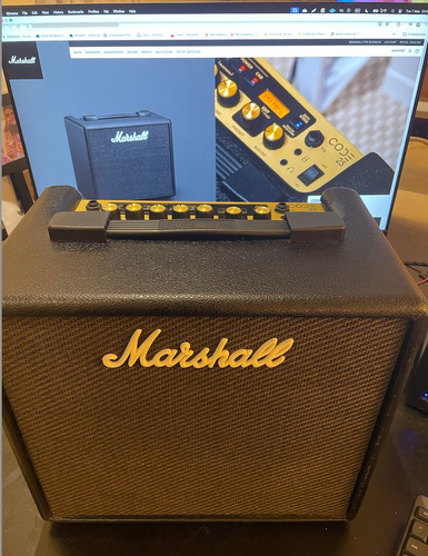 Amplificador Marshall Code 25 Com Conexão Bluetooth E Usb