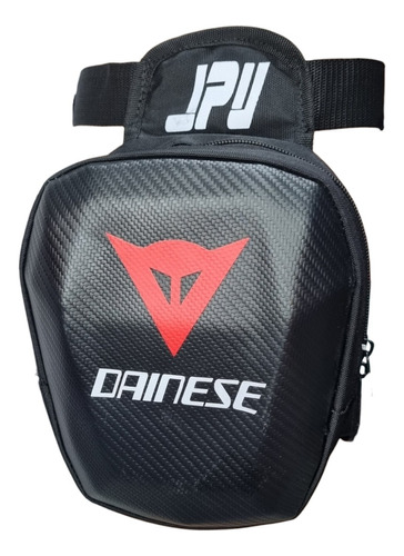 Piernera Rigida Dainese Negro-rojo