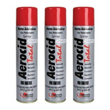 3x Aerocid Spray Mata Bicheira Prata 500ml