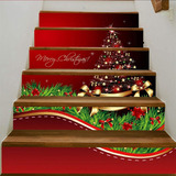 Adhesivos Decorativos Para Escaleras, Diseño Navideño