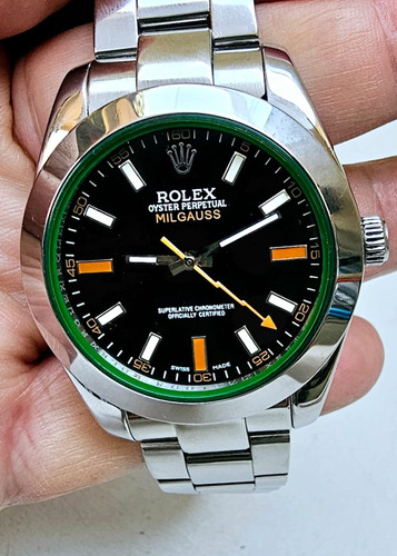 Reloj Rolex Milgauss Automático F/n 40 Mm 