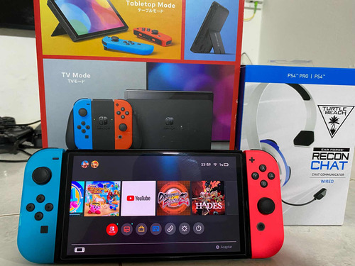 Nintendo Switch Oled 64gb + Juegos Digitales- Hades + Obs