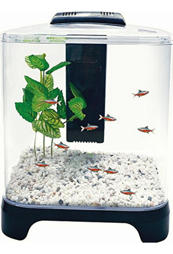 Penn-plax Betta Kit De Acuario Con Luz Led Y Filtro Interno