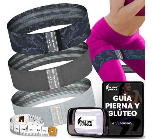 Bandas De Ejercicio Active Jungle Ligas De Resistencia 3pcs