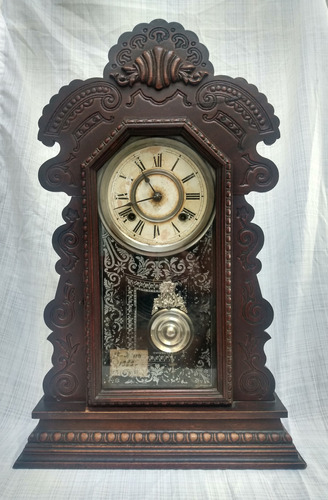 Antiguo Reloj De Mesa Ansonia Año 1882 Funcionando!