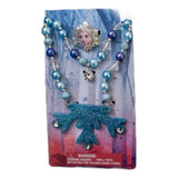 Joyeria De Niña Frozen Juguete Anna Y Elsa Set Pulsera 